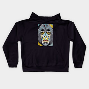 Portrait of Gorilla Kids Hoodie